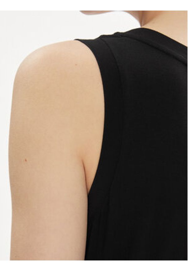 Liu Jo Sukienka codzienna VA4140 JS360 Czarny Regular Fit. Okazja: na co dzień. Kolor: czarny. Materiał: wiskoza. Typ sukienki: proste. Styl: casual