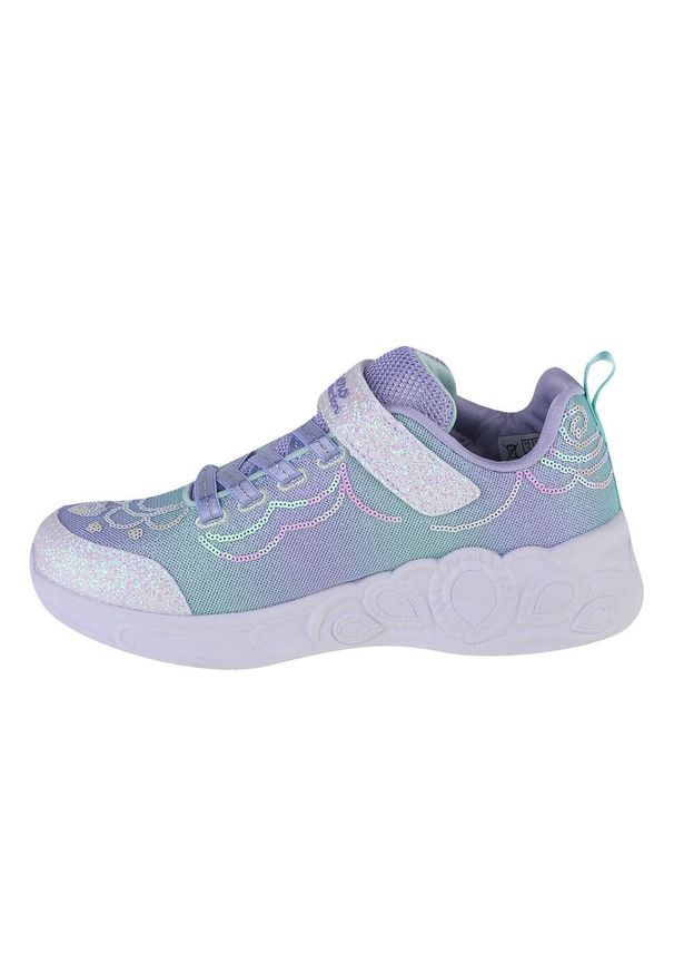 skechers - Buty do chodzenia dziewczęce, Skechers Princess Wishes. Zapięcie: rzepy. Kolor: wielokolorowy. Materiał: materiał, syntetyk. Szerokość cholewki: normalna. Sport: turystyka piesza