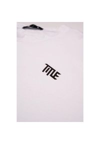 TITLE - Koszulka Title. Kolor: biały. Materiał: bawełna. Sport: kolarstwo #2