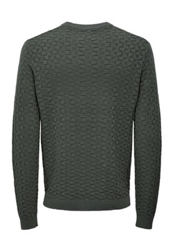 Only & Sons Sweter 22026559 Szary Regular Fit. Kolor: szary. Materiał: syntetyk