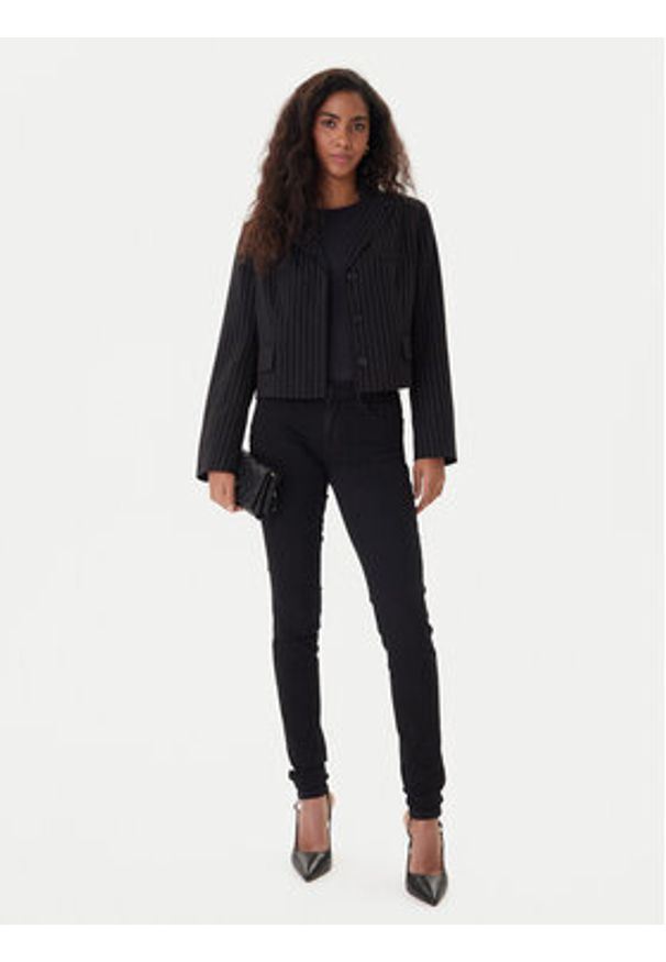Guess Jeansy Curve X. W2YAJ2 D4PZ1 Czarny Skinny Fit. Kolor: czarny