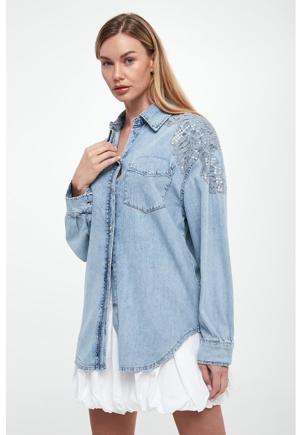 Liu Jo - Koszula damska denim LIU JO. Materiał: denim