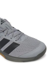 Adidas - adidas Buty na siłownię Dropset 4 JR4674 Szary. Kolor: szary. Materiał: materiał. Sport: fitness #4