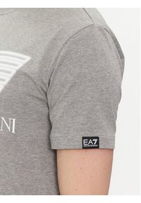 EA7 Emporio Armani T-Shirt 3DPT37 PJMUZ 3905 Szary Regular Fit. Kolor: szary. Materiał: bawełna #4