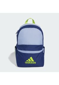 Adidas - Plecak Badge of Sport Kids. Kolor: niebieski. Materiał: materiał. Styl: sportowy