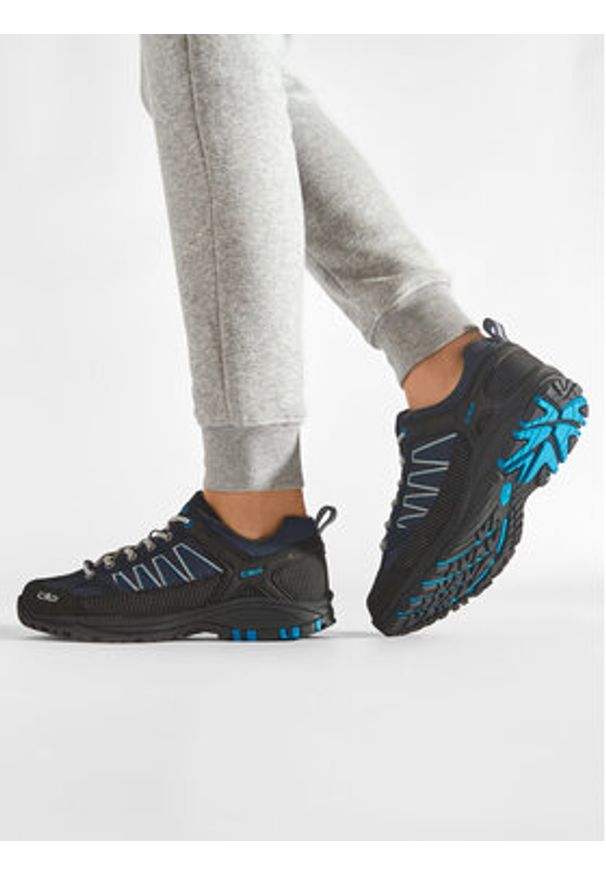 CMP Trekkingi Sun Hiking Shoe 3Q11157 Granatowy. Kolor: niebieski. Materiał: zamsz, skóra. Sport: turystyka piesza