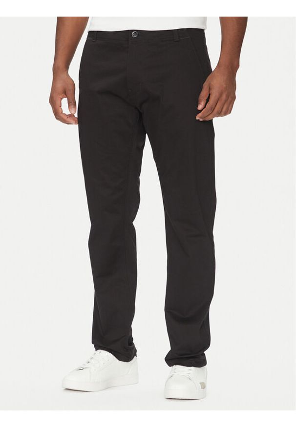 G-Star RAW - G-Star Raw Chinosy Mosa D25547-5126 Czarny Straight Fit. Kolor: czarny. Materiał: bawełna