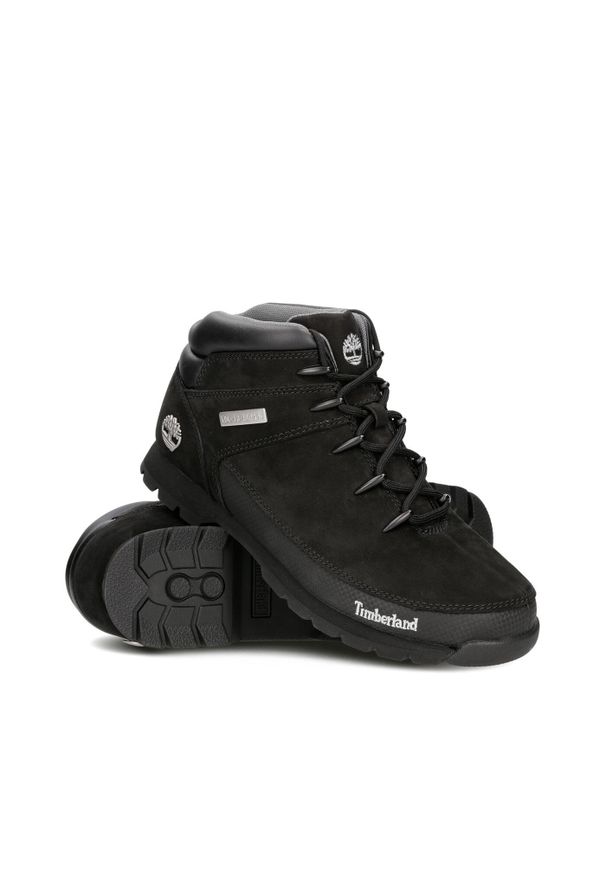 Buty Outdoorowe męskie Timberland Euro Sprint Hiker. Okazja: na co dzień. Zapięcie: sznurówki. Kolor: czarny. Materiał: guma, nubuk. Szerokość cholewki: normalna. Styl: klasyczny, casual, elegancki