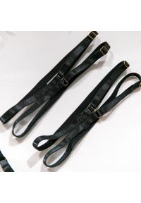 Intica - Koronkowy komplet bielizny trzyczęściowy regulowany Lizanne. Kolor: czarny. Materiał: koronka. Wzór: koronka #5