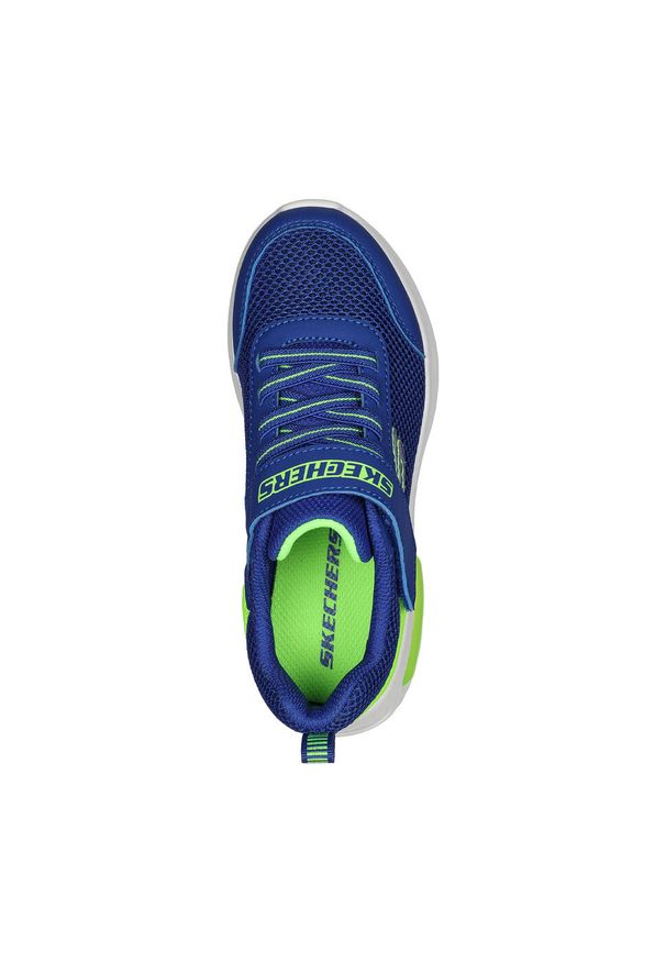 skechers - Buty sportowe Sneakersy chłopięce, Bounder-Tech. Kolor: wielokolorowy, niebieski, zielony. Sport: turystyka piesza