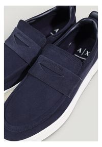 Armani Exchange Loafersy XM002632 AF19687 ZB004 Granatowy. Kolor: niebieski. Materiał: zamsz, skóra #2