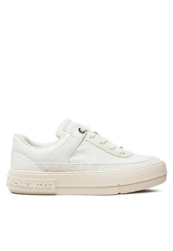 MICHAEL Michael Kors Sneakersy Aurora 43T4AUFS2D Biały. Kolor: biały. Materiał: zamsz, skóra
