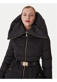 Elisabetta Franchi Płaszcz zimowy PI-86Z-56E2-V790 Czarny Regular Fit. Kolor: czarny. Materiał: syntetyk. Sezon: zima #4