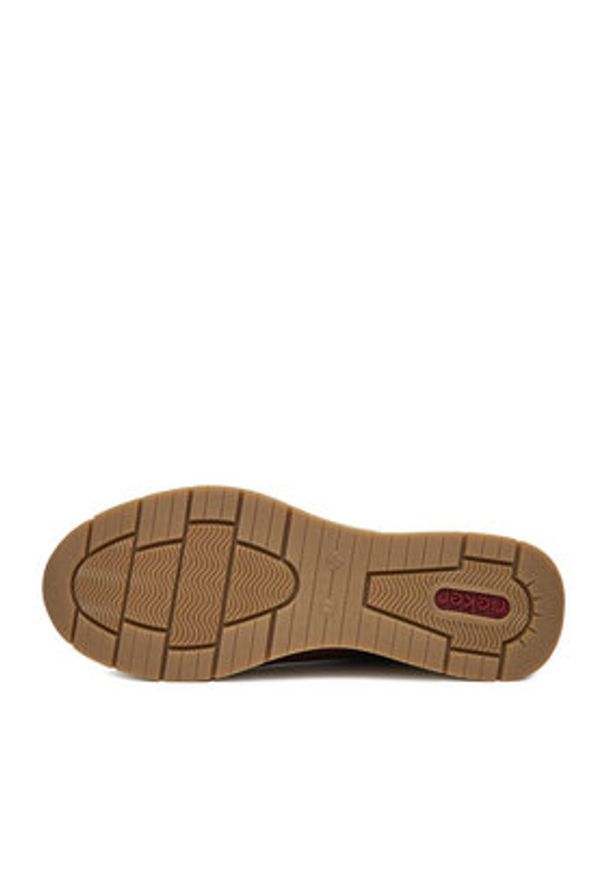 Rieker Sneakersy N9301-25 Brązowy. Kolor: brązowy. Materiał: skóra
