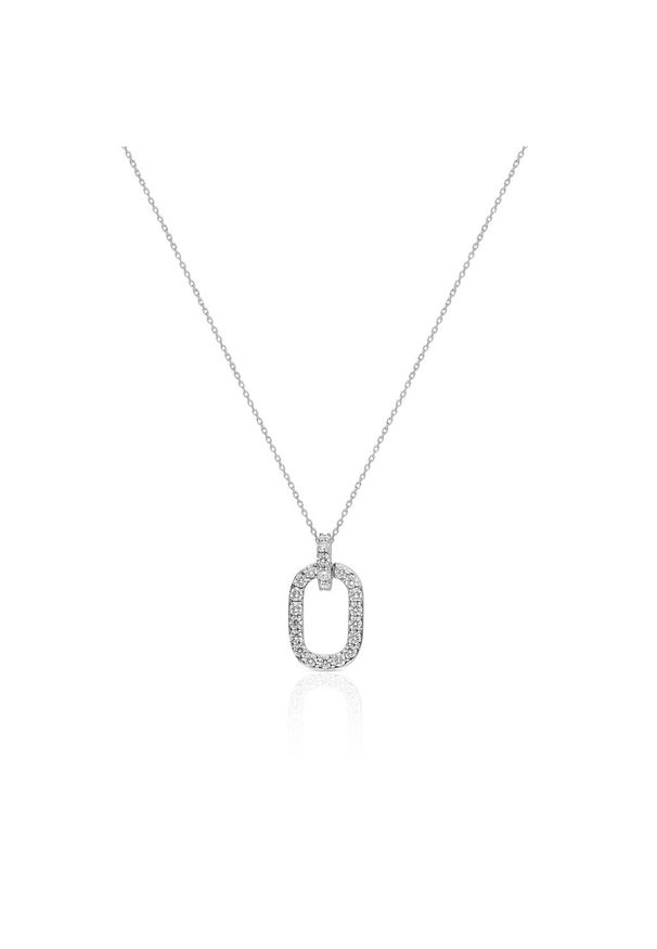 W.KRUK Naszyjnik - złoto 585, Brylant 0,38ct - ZFT/NB+151B. Materiał: złote. Kolor: złoty. Kamień szlachetny: brylant