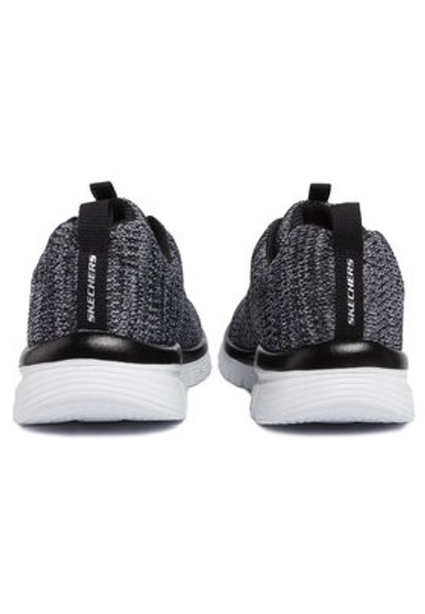 skechers - Skechers Sneakersy Twisted Fortune 12614/BKW Szary. Kolor: szary. Materiał: materiał