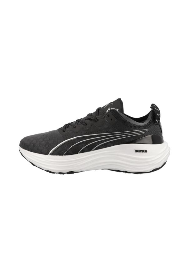 Puma - Damskie buty do biegania ForeverRun NITRO™ PUMA Black White. Kolor: czarny, wielokolorowy, biały. Sport: bieganie