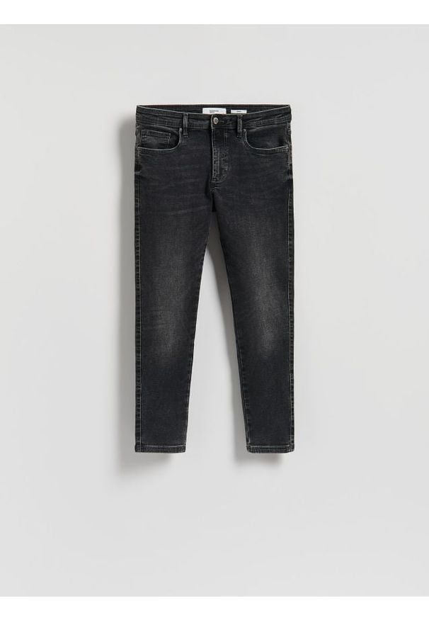 Reserved - Jeansy skinny fit - szary. Kolor: szary