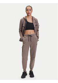 Nike Bluza Tech Fleece Windrunner HV6747 Brązowy Regular Fit. Kolor: brązowy. Materiał: bawełna #5