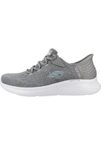 skechers - Buty do chodzenia damskie Skechers Pro-natur. Kolor: szary. Materiał: materiał, syntetyk. Szerokość cholewki: normalna. Sport: turystyka piesza