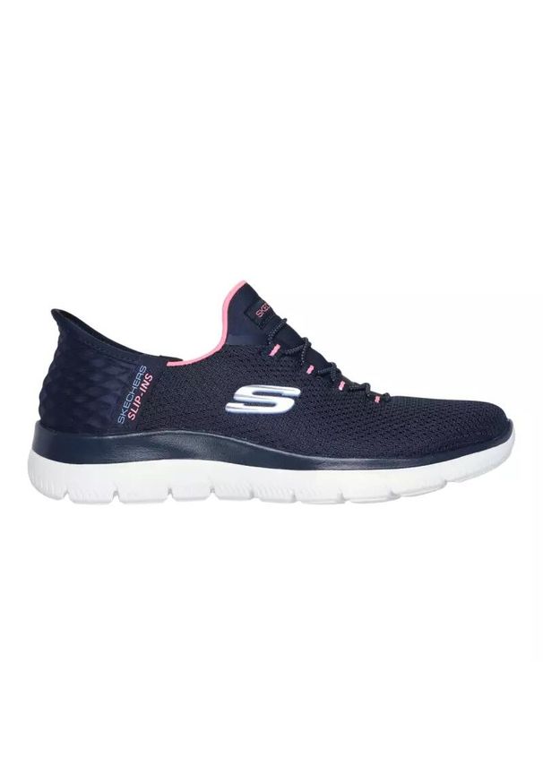 skechers - Baskets Femme SUMMITS-DIAMOND DREAM Skechers Bleu SKECHERS. Kolor: niebieski. Model: Skechers Sport. Sport: turystyka piesza