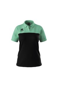 ERREA - Damska koszulka polo Errea Bonnie. Typ kołnierza: polo. Kolor: niebieski, wielokolorowy, czarny. Styl: elegancki #1
