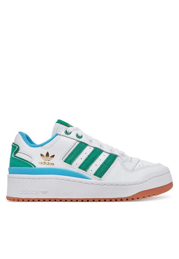 Adidas - adidas Buty do koszykówki Forum Bold JI0062 Biały. Kolor: biały. Materiał: skóra. Sport: koszykówka