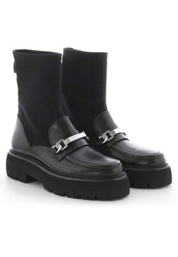 KENNEL&SCHMENGER - Kennel & Schmenger Botki 41-37850-720 Czarny. Kolor: czarny. Materiał: materiał