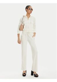 Juicy Couture Spodnie dresowe Del Ray JCAP180G Écru Regular Fit. Materiał: syntetyk #5