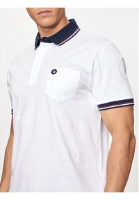 Pierre Cardin Polo C5 21284.2034 Biały Regular Fit. Typ kołnierza: polo. Kolor: biały. Materiał: bawełna