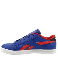 Buty do chodzenia dla dzieci Reebok Royal Comp 2. Zapięcie: sznurówki. Kolor: niebieski, wielokolorowy. Materiał: materiał, syntetyk, guma. Szerokość cholewki: normalna. Model: Reebok Royal. Sport: turystyka piesza