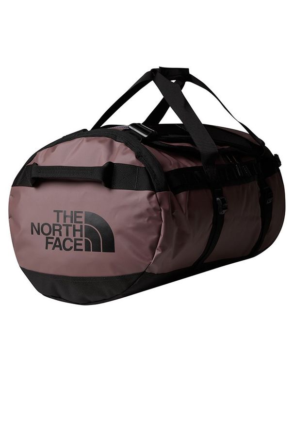 Torba The North Face Base Camp Duffel M 0A52SACAI1 - różowy. Kolor: różowy. Materiał: nylon. Wzór: paski