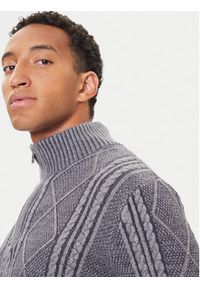 Guess Sweter M5BR44 Z2ZK2 Granatowy Regular Fit. Kolor: niebieski. Materiał: syntetyk, wiskoza #3