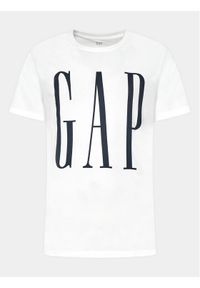 GAP - Gap T-Shirt 499950-03 Biały Regular Fit. Kolor: biały. Materiał: bawełna