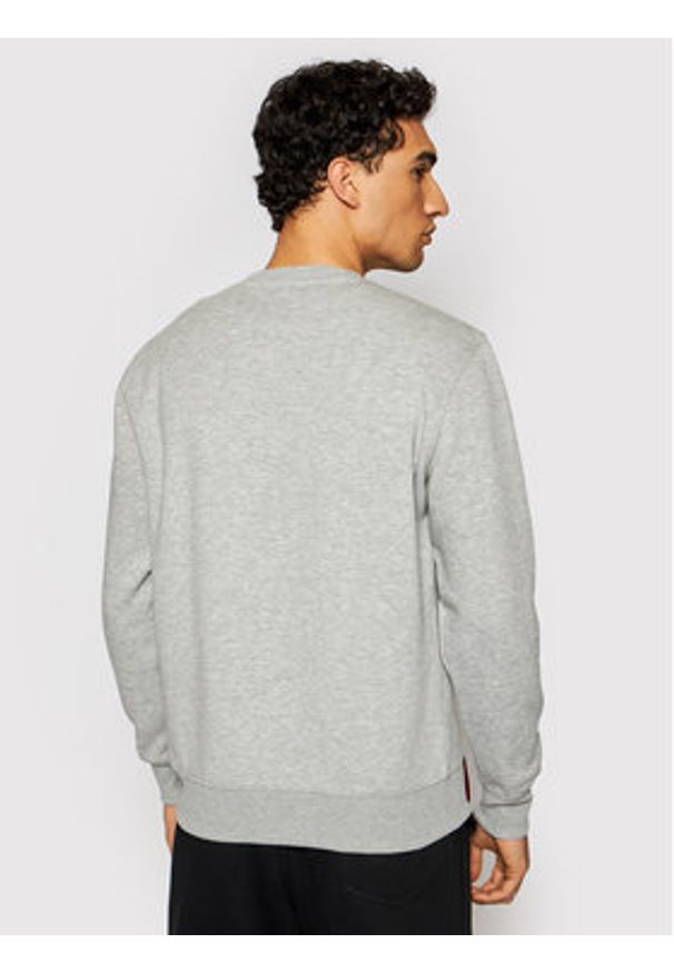 Alpha Industries Bluza Basic Sweater 178302 Szary Regular Fit. Kolor: szary. Materiał: bawełna