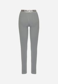Born2be - Ciemnozielone Elastyczne Legginsy z Szeroką Gumą w Pasie Rindama. Kolor: zielony. Materiał: guma. Styl: sportowy #7