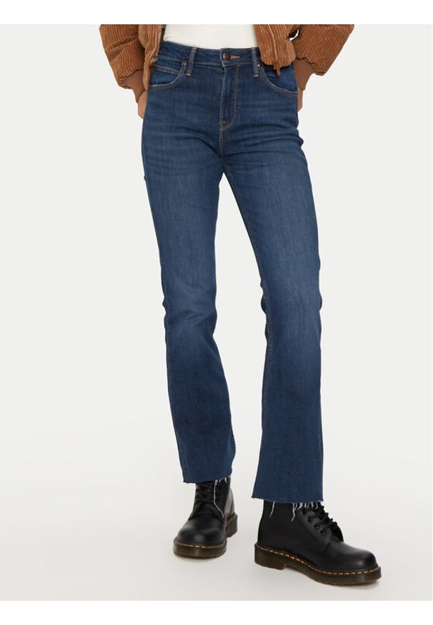 Lee Jeansy Breese 112355281 Niebieski Skinny Fit. Kolor: niebieski