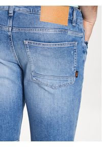 BOSS - Boss Szorty jeansowe Delaware 50490005 Niebieski Slim Fit. Kolor: niebieski. Materiał: bawełna #3