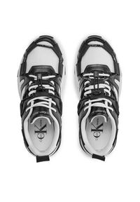 Calvin Klein Jeans Sneakersy Chunky Runner Vibram Mix Ml Fad YW0YW01311 Czarny. Kolor: czarny. Materiał: skóra