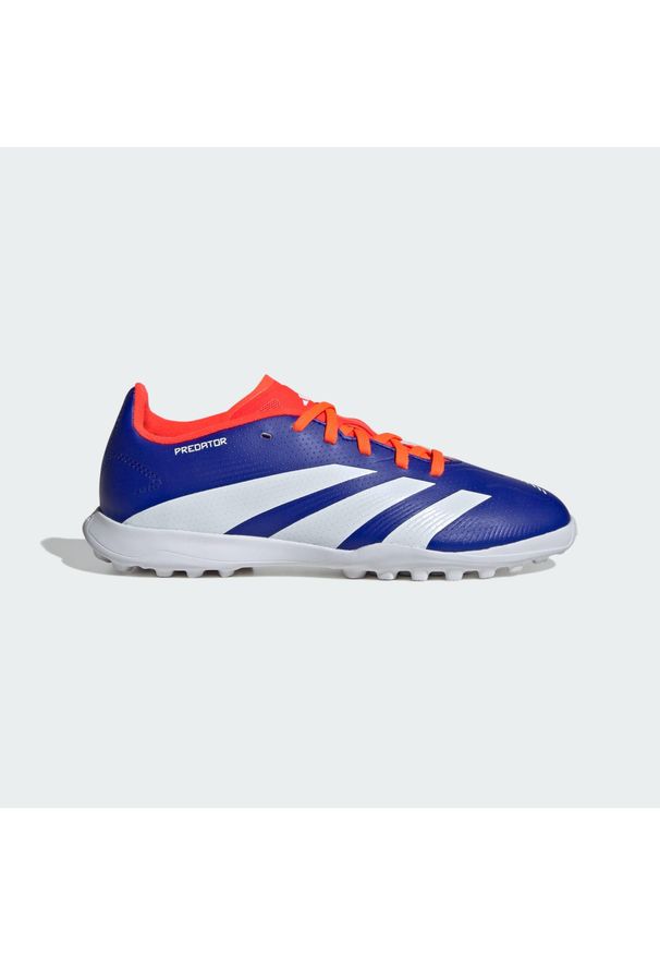 Adidas - Buty Predator League TF Kids. Kolor: biały, czerwony, wielokolorowy, niebieski. Materiał: materiał