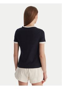 Guess T-Shirt V6GI08 K2975 Granatowy Regular Fit. Kolor: niebieski. Materiał: bawełna #4