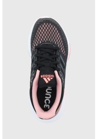Adidas - adidas Buty EQ21 Run GZ0589 kolor czarny. Nosek buta: okrągły. Zapięcie: sznurówki. Kolor: czarny. Materiał: guma. Sport: bieganie #5