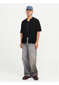 Jack & Jones - Jack&Jones Koszula Tyler 12272863 Czarny Loose Fit. Kolor: czarny. Materiał: bawełna #7