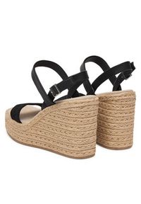 Calvin Klein Espadryle Wedge Espad 70 Webbing Lth HW0HW02901 Czarny. Kolor: czarny. Materiał: skóra #5