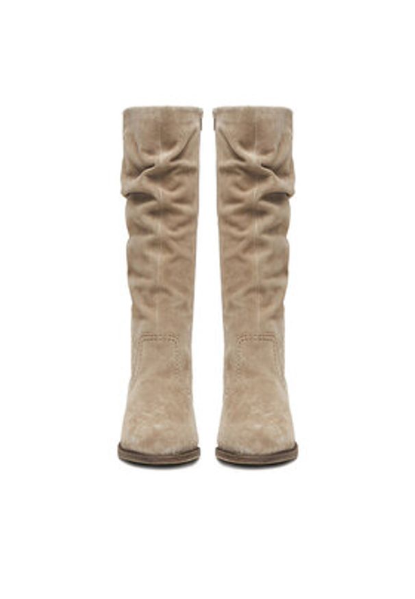 Rieker Kozaki CEO-73159-60 Szary. Kolor: szary. Materiał: zamsz, skóra