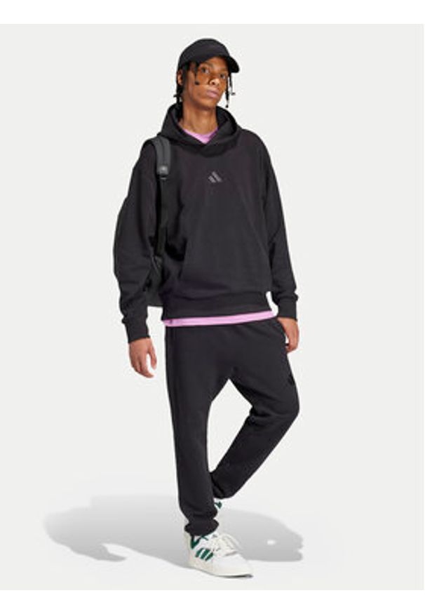 Adidas - adidas Bluza ALL SZN French Terry IX1248 Czarny Loose Fit. Kolor: czarny. Materiał: bawełna