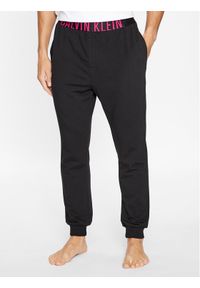 Calvin Klein Underwear Spodnie piżamowe 000NM1961E Czarny Regular Fit. Kolor: czarny. Materiał: syntetyk