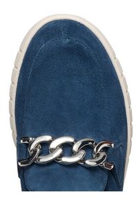 Geox Półbuty D Flextride D659AA 00022 C4005 Niebieski. Kolor: niebieski. Materiał: zamsz, skóra #5