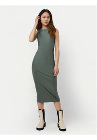 Vero Moda Sukienka letnia Lavender 10230437 Zielony Slim Fit. Kolor: zielony. Materiał: bawełna. Sezon: lato #5