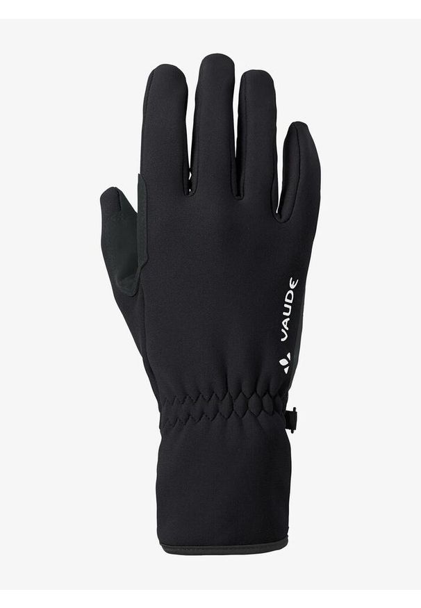 Rękawiczki polarowe Vaude Basodino Gloves III. Kolor: czarny. Materiał: polar